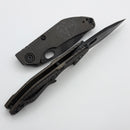 North Mountain Blade BBNM w/ Flamed Handles & Tiger Stripe S35VN Bowie