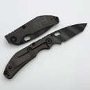 North Mountain Blade BBNM w/ Flamed Handles & Tiger Stripe S35VN Tanto