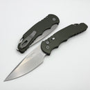 Pro-Tech TR-4 Auto Green Handle w/ Safety & Stonewash MagnaMax T4101 MM Green