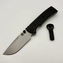 Chaves Redencion Street w/ Black Aluminum Handles & Black Hardware w/ Stonewash 154CM Drop Point - Blue Label
