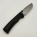 Chaves Redencion Street w/ Black Aluminum Handles & Black Hardware w/ Stonewash 154CM Drop Point - Blue Label