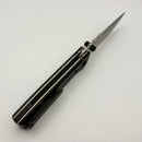 Chaves Redencion Street w/ Black Aluminum Handles & Black Hardware w/ Stonewash 154CM Drop Point - Blue Label