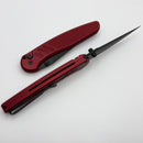 Pro-Tech Avalon Peace Neighbor w/ Knurled Red Aluminum Handle & DLC MagnaCut PN1103-Red