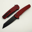 Pro-Tech Malibu Red Handle w/ DLC MagnaCut Reverse Tanto Blade 5403-Red