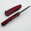 Pro-Tech Malibu Red Handle w/ DLC MagnaCut Reverse Tanto Blade 5403-Red