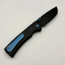 Chaves Redencion Street w/ Black Aluminum Handles & Blue Hardware w/ Black PVD 154CM Drop Point - Blue Label