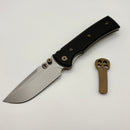 Chaves Redencion Street w/ Black Aluminum Handles & Bronze Hardware w/ Stonewash 154CM Drop Point - Blue Label