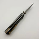Chaves Redencion Street w/ Black Aluminum Handles & Bronze Hardware w/ Stonewash 154CM Drop Point - Blue Label