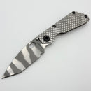 Mick Strider SnG DGG Titanium & Handground Ghost Tanto MagnaCut