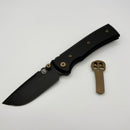 Chaves Redencion Street w/ Black Aluminum Handles & Bronze Hardware w/ Black PVD 154CM Drop Point - Blue Label