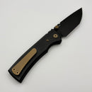 Chaves Redencion Street w/ Black Aluminum Handles & Bronze Hardware w/ Black PVD 154CM Tanto - Blue Label