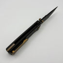Chaves Redencion Street w/ Black Aluminum Handles & Bronze Hardware w/ Black PVD 154CM Tanto - Blue Label