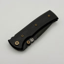 Chaves Redencion Street w/ Black Aluminum Handles & Bronze Hardware w/ Black PVD 154CM Tanto - Blue Label