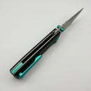 Chaves Redencion Street w/ Black Aluminum Handles & Green Hardware w/ Stonewash 154CM Tanto - Blue Label