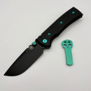 Chaves Redencion Street w/ Black Aluminum Handles & Green Hardware w/ Black PVD 154CM Drop Point - Blue Label