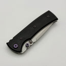 Chaves Redencion Street w/ Black Aluminum Handles & Purple Hardware w/ Stonewash 154CM Tanto - Blue Label