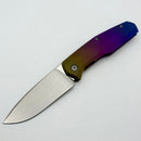 Custom Knife Factory FIF18 Tumbled Titanium Handles & M398 (In House Modified)