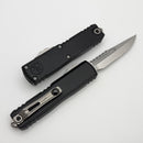 Microtech UTX-85 Gen IV Interceptor w/ Black Handle & Stonewash M390MK Signature Series 12354-10S