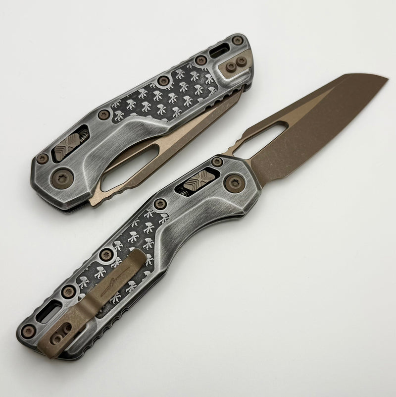 Microtech Marfione Select MSI RAM LOK Brushed Metal Claw Burst Aluminu