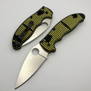 Spyderco Manix 2 Salt w/ Black & Yellow G-10 Handles & Satin MagnaCut C101GBKYLMCP2