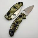 Spyderco Manix 2 Salt w/ Black & Yellow G-10 Handles & Satin MagnaCut C101GBKYLMCP2