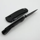 Reate Horizon-X Black Glass Fat Carbon Handle W/ Nitro-X7 PVD Drop Point Blade