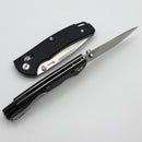 Reate Horizon-X Black Glass Fat Carbon Handle W/ Nitro-X7 Stonewash Drop Point Blade