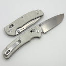 Reate Horizon-X White Glass Fat Carbon Handle W/ Nitro-X7 Stonewash Drop Point Blade