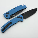 Reate Horizon-X Blue Glass Fat Carbon Handle W/ Nitro-X7 PVD Drop Point Blade
