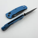 Reate Horizon-X Blue Glass Fat Carbon Handle W/ Nitro-X7 PVD Drop Point Blade
