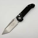Factory Blem Microtech Knives LUDT Gen III Stonewash Tanto w/ Black Handle 1136-10