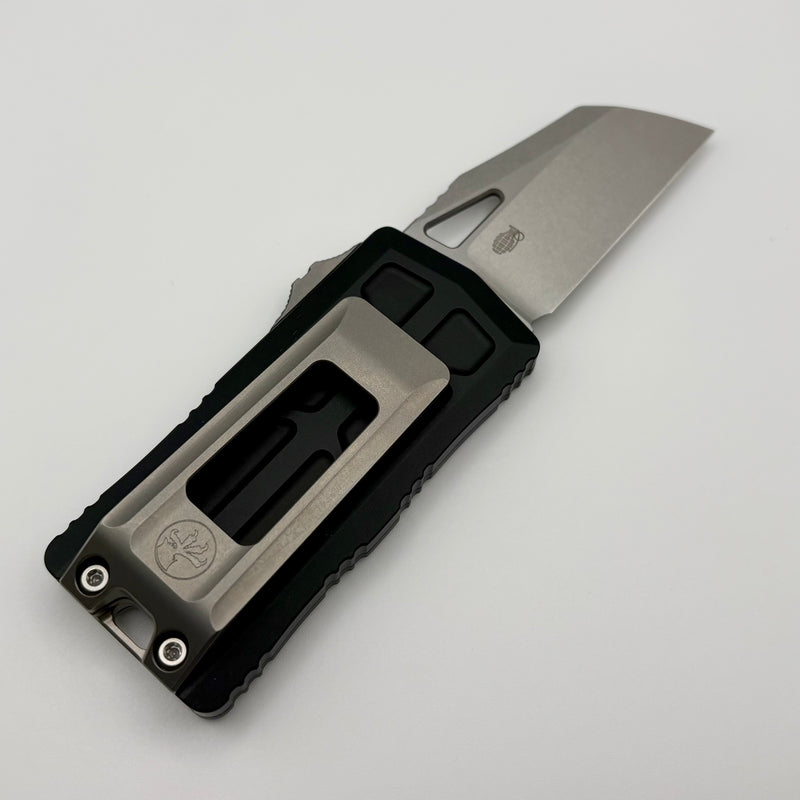 Factory Blem Microtech Exocet II w/ Black Aluminum Handle & Apocalypti