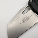 Factory Blem Microtech Exocet II w/ Black Aluminum Handle & Apocalyptic Wharncliffe M390MK 1156-10AP