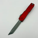 Factory Blem Microtech UTX-70 Gen IV w/ Red Handle & Apocalyptic T/E M390MK 11494-10APRD