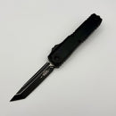 Factory Blem Microtech UTX-70 Gen IV w/ Black Handle & Black T/E M390MK 11494-1T