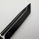 Factory Blem Microtech UTX-70 Gen IV w/ Black Handle & Black T/E M390MK 11494-1T