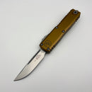 Factory Blem Microtech UTX-85 Gen IV w/ Tan Handle & Stonewash S/E M390MK 12314-10TA