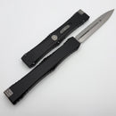 Microtech Marfione Select Nemesis IV Black Handle w/ Full Serrated Stonewash D/E M390MK 1152-12MS1