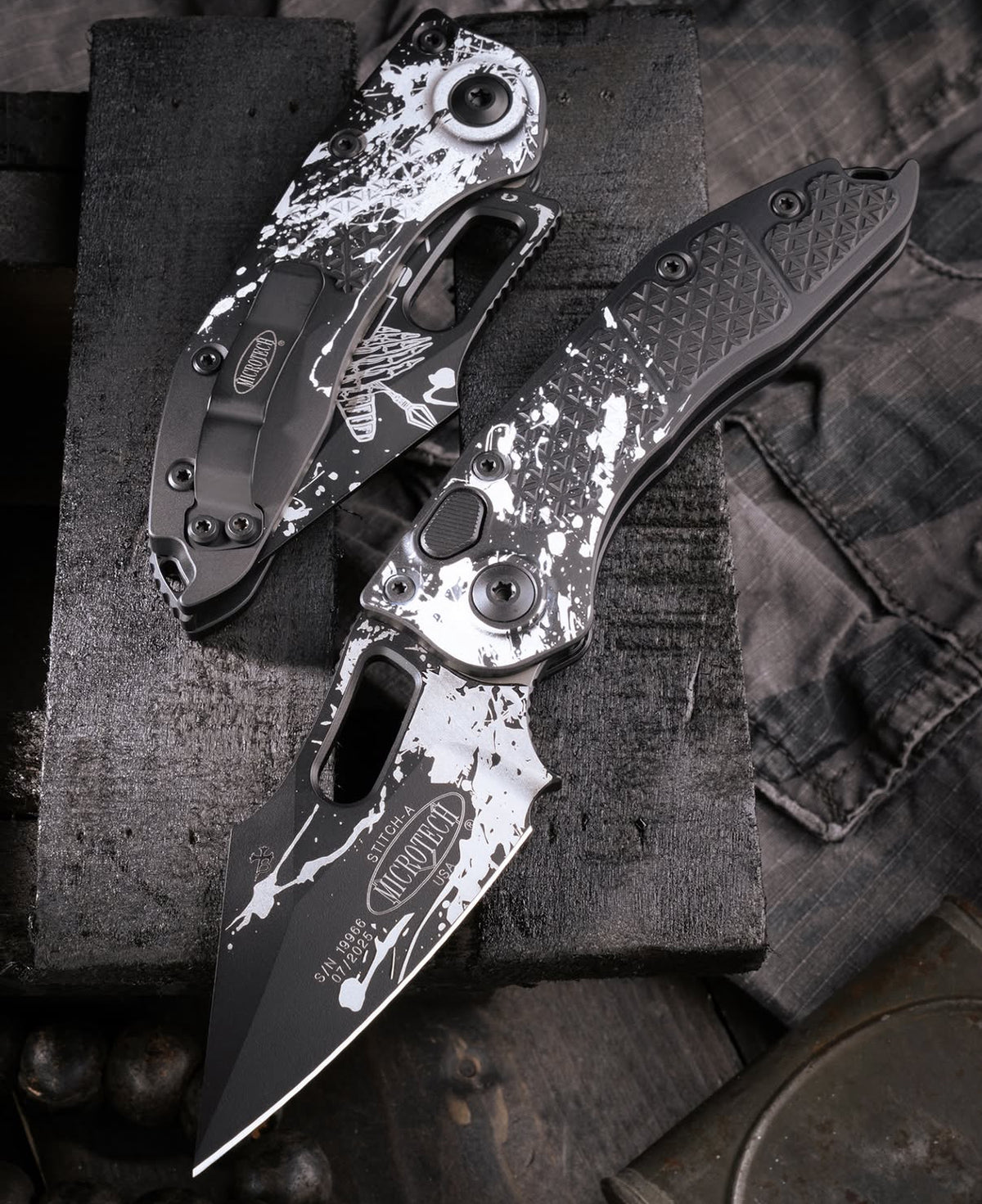Microtech Borka Stitch Auto S/E Battle Ready 169-1BYRND