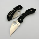 Spyderco Knives Dragonfly 2 Wharncliffe Black FRN & VG-10 Plainedge C28FPWCBK2