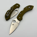 Spyderco Knives Dragonfly 2 Foliage Green G-10 & VG-10 Plainedge C28GPFG