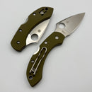 Spyderco Knives Dragonfly 2 Foliage Green G-10 & VG-10 Plainedge C28GPFG