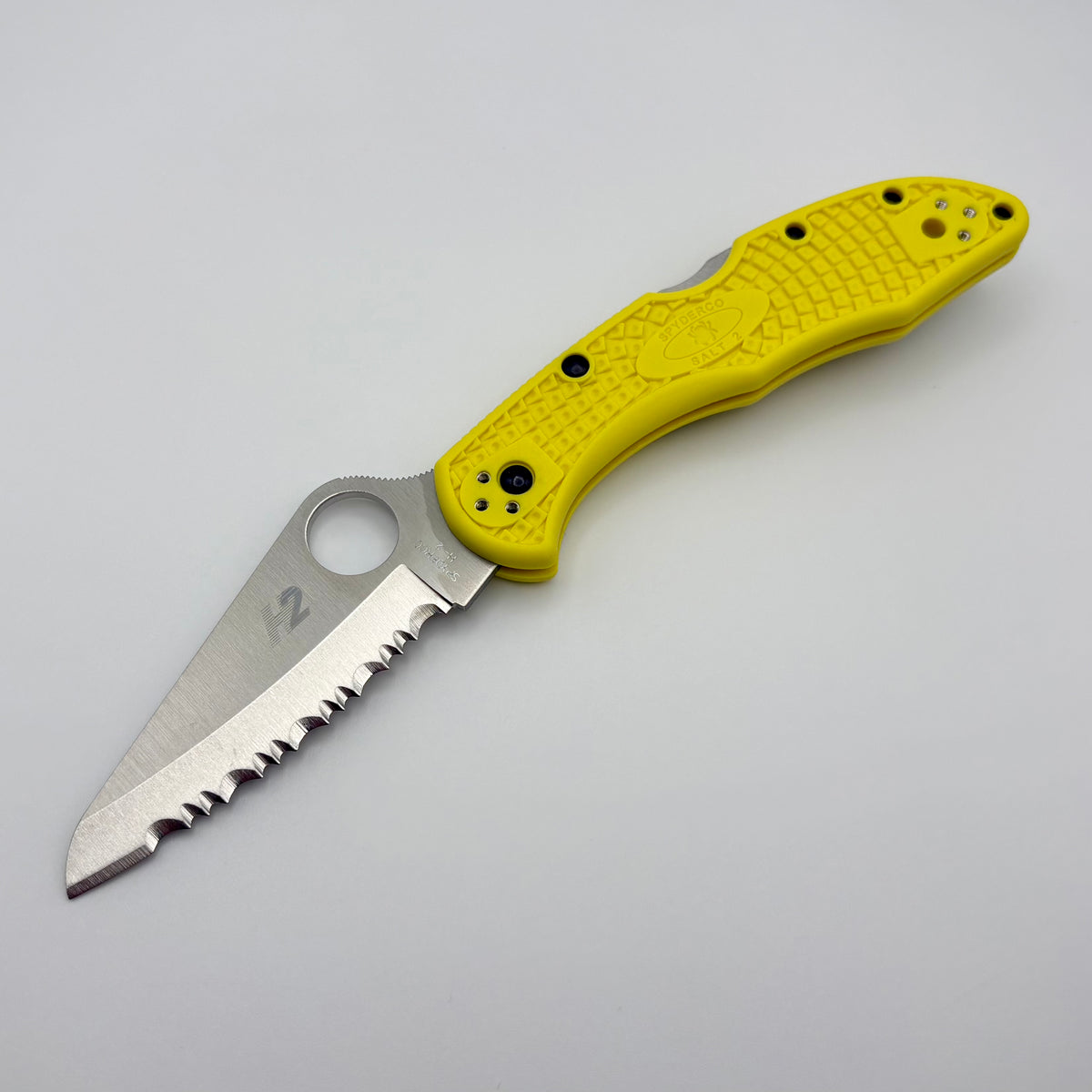 ソニア　2カートン Spyderco Salt 2 Yellow FRN & Spyderedge H-1 C88SYL2