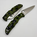 Spyderco Endura 4 Zome Green FRN & VG-10 Flat Ground C10ZFPGR