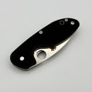 Spyderco Efficient Black G-10 Handles w/ Plain Edge 8Cr13MoV C216GP