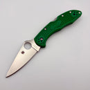 Spyderco Delica 4 Lightweight Green FRN Handles w/ VG-10 C11FPGR