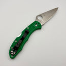 Spyderco Delica 4 Lightweight Green FRN Handles w/ VG-10 C11FPGR
