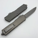 Microtech Scarab 2 Gen 3 Executive w/ Natural Clear Handles & S/E Apocalyptic M390MK 1176-10APNC