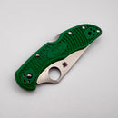 Spyderco Delica 4 Lightweight Green FRN Handles w/ VG-10 C11FPGR