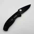 Spyderco Tenacious Lightweight Black FRN & Black 8Cr13MoV Plainedge C122PBBK